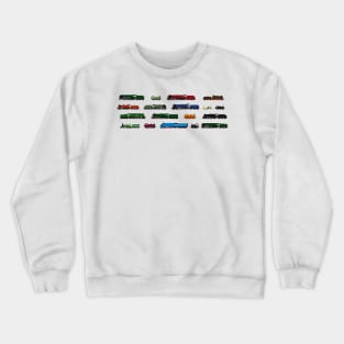 Iconic British Steam Trains Crewneck Sweatshirt